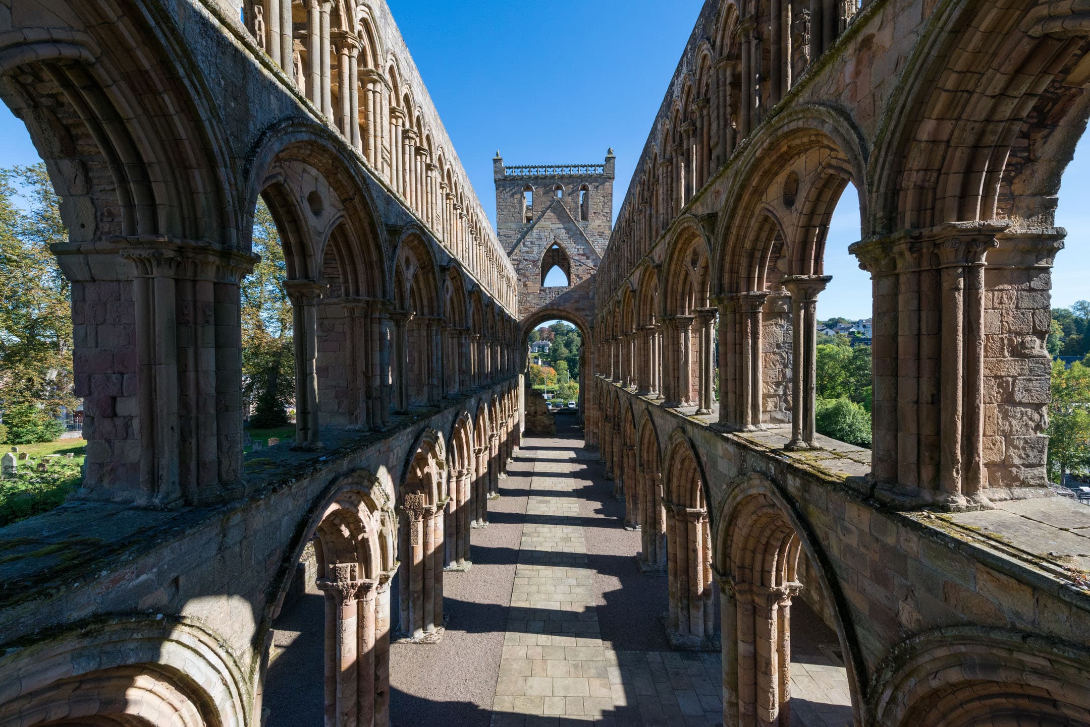 Kelso Abbey - Main view