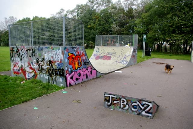 Hessle Skatepark - Main view