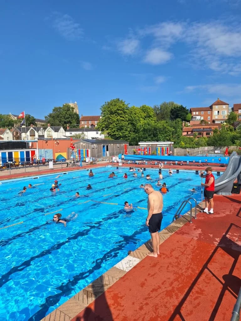 Beccles Lido - Main view