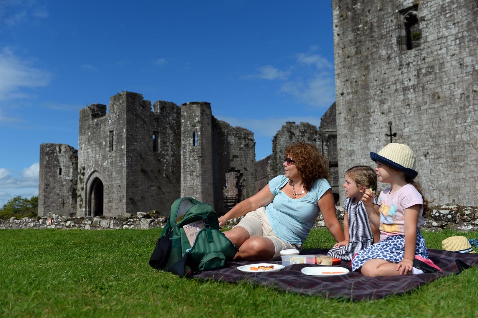 Raglan Castle - Main view