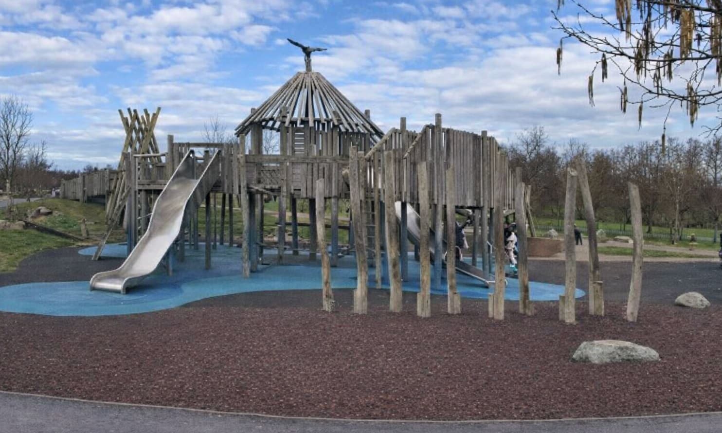 Drumpellier Country Park Playground - Main view