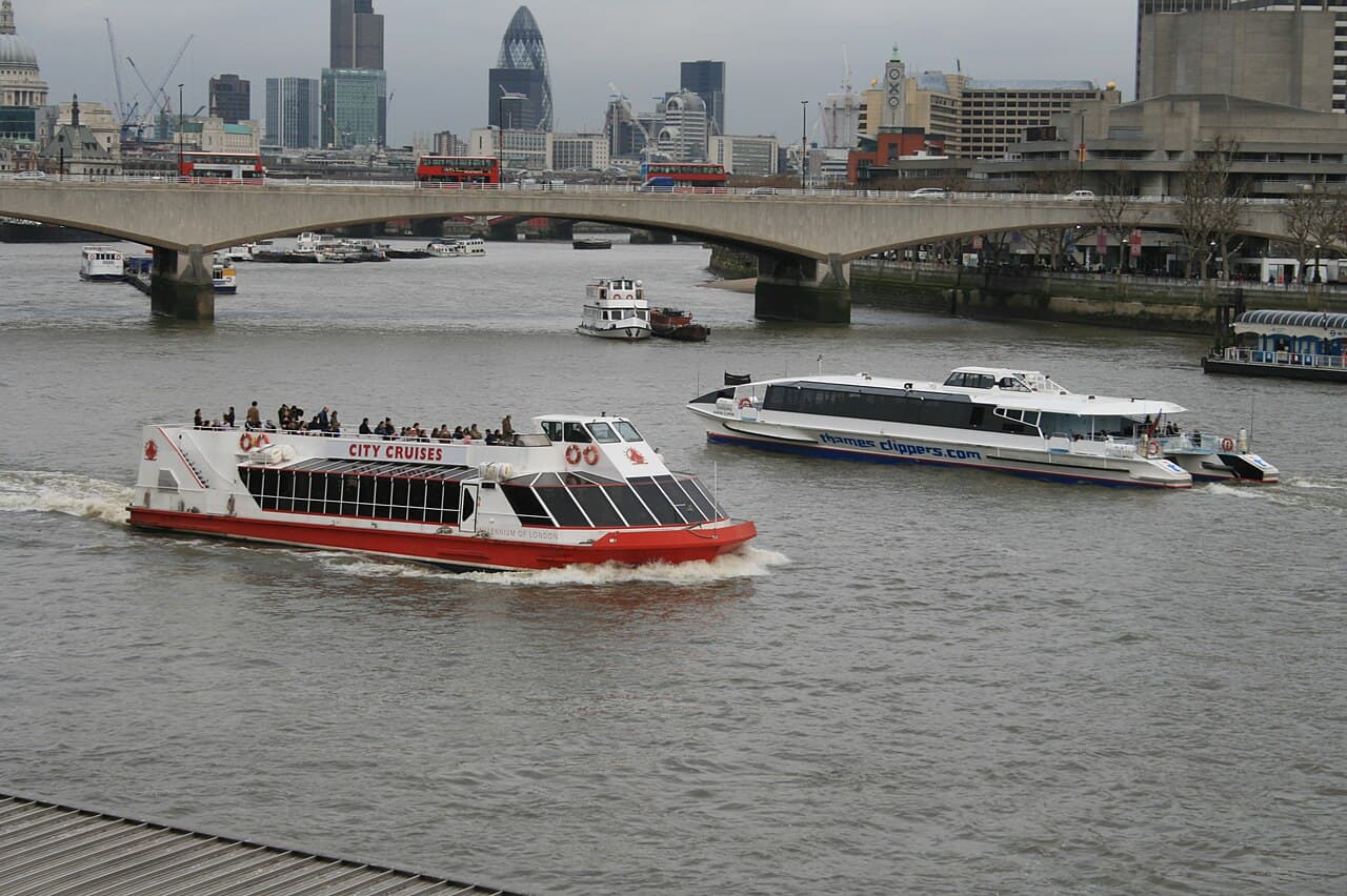 Thames River Boats - Westminster Pier - Main view