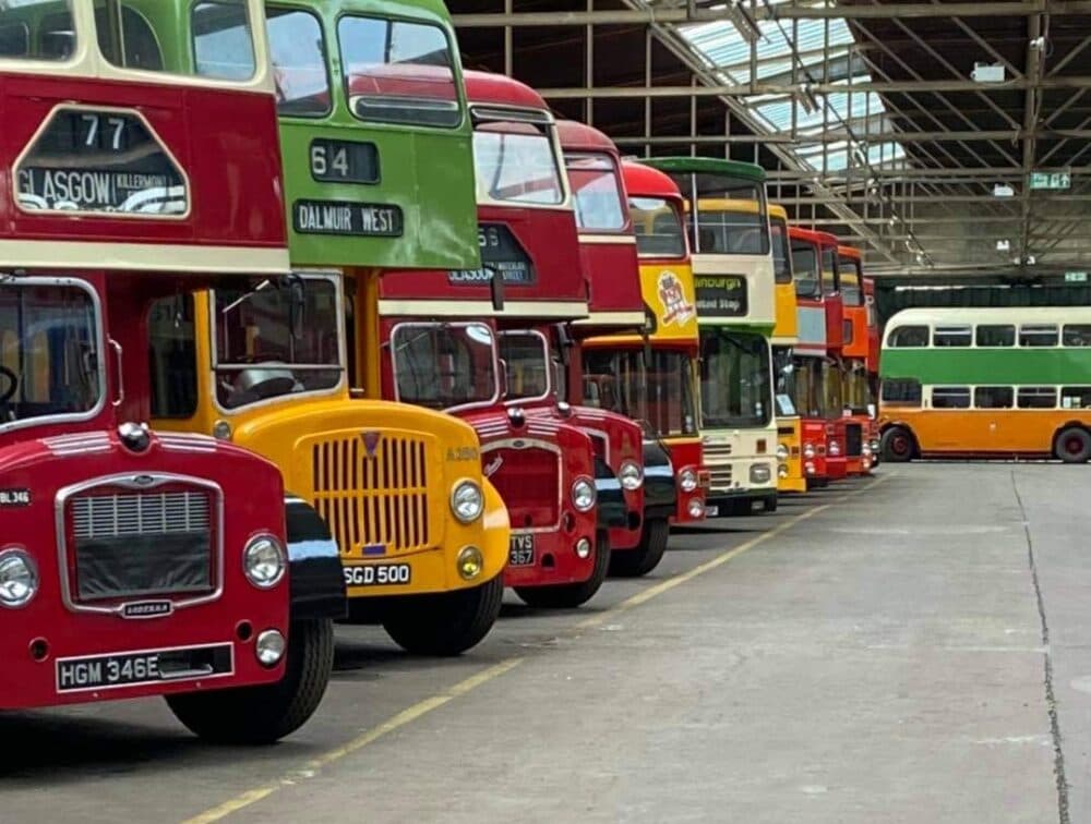 Bridgeton Bus Garage - Home of the Glasgow Vintage Vehicle Trust - Main view