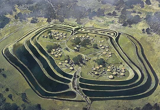 Old Oswestry Hill Fort - Main view