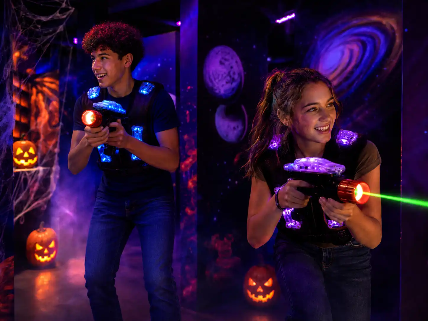 LaserZone - Main view