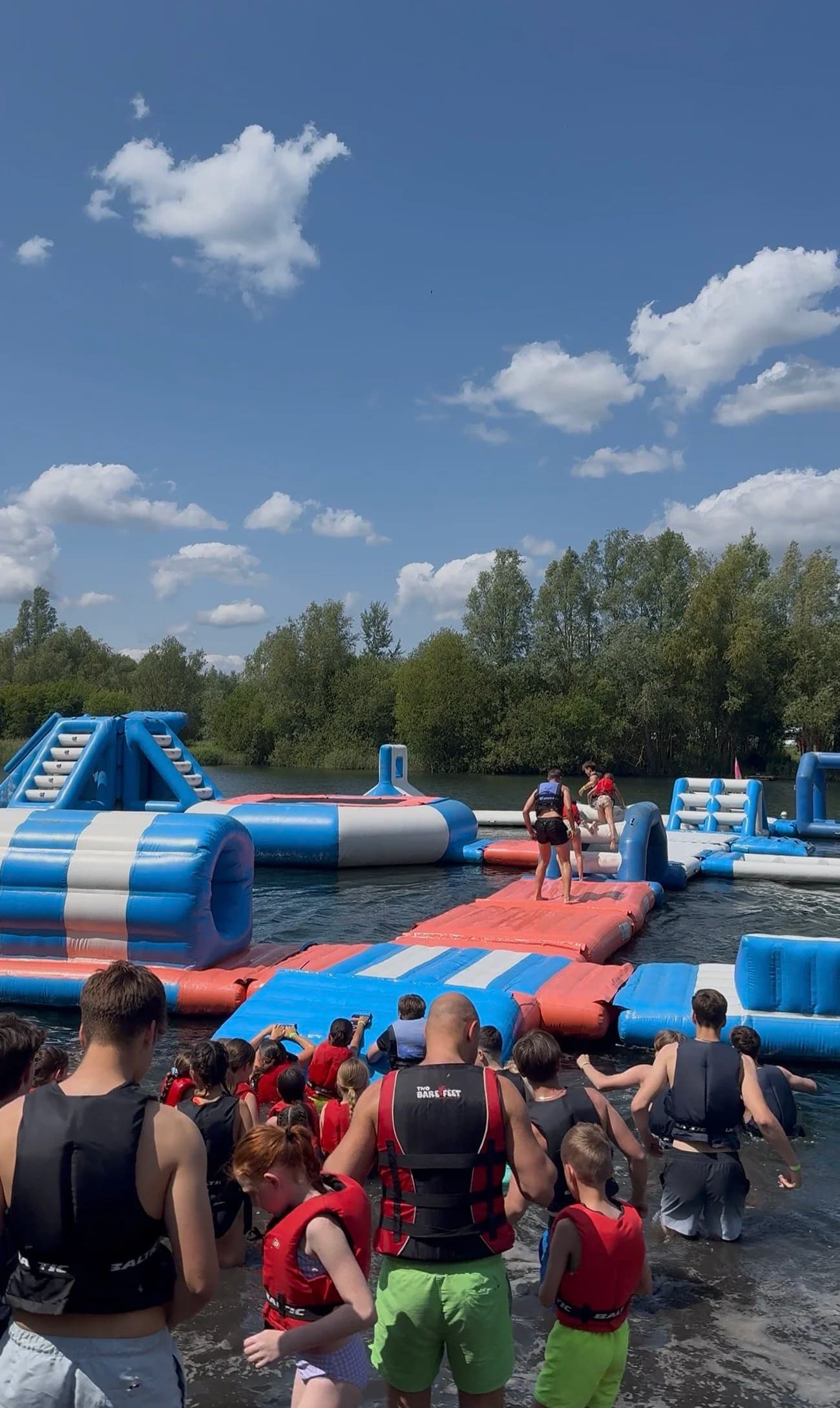 Aqua Splash Inflatable Assault course - Main view