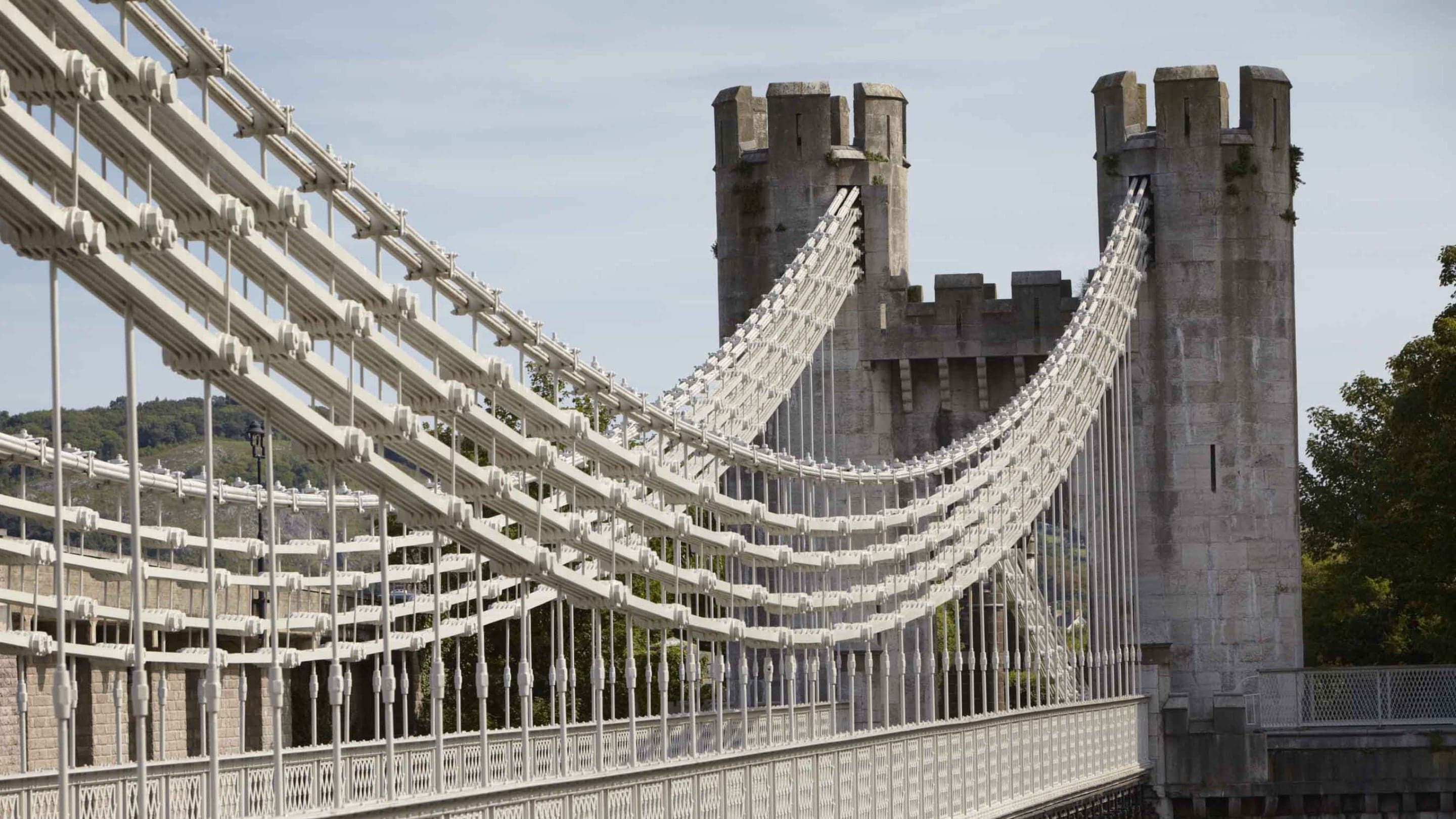 National Trust - Conwy Suspension Bridge - Main view
