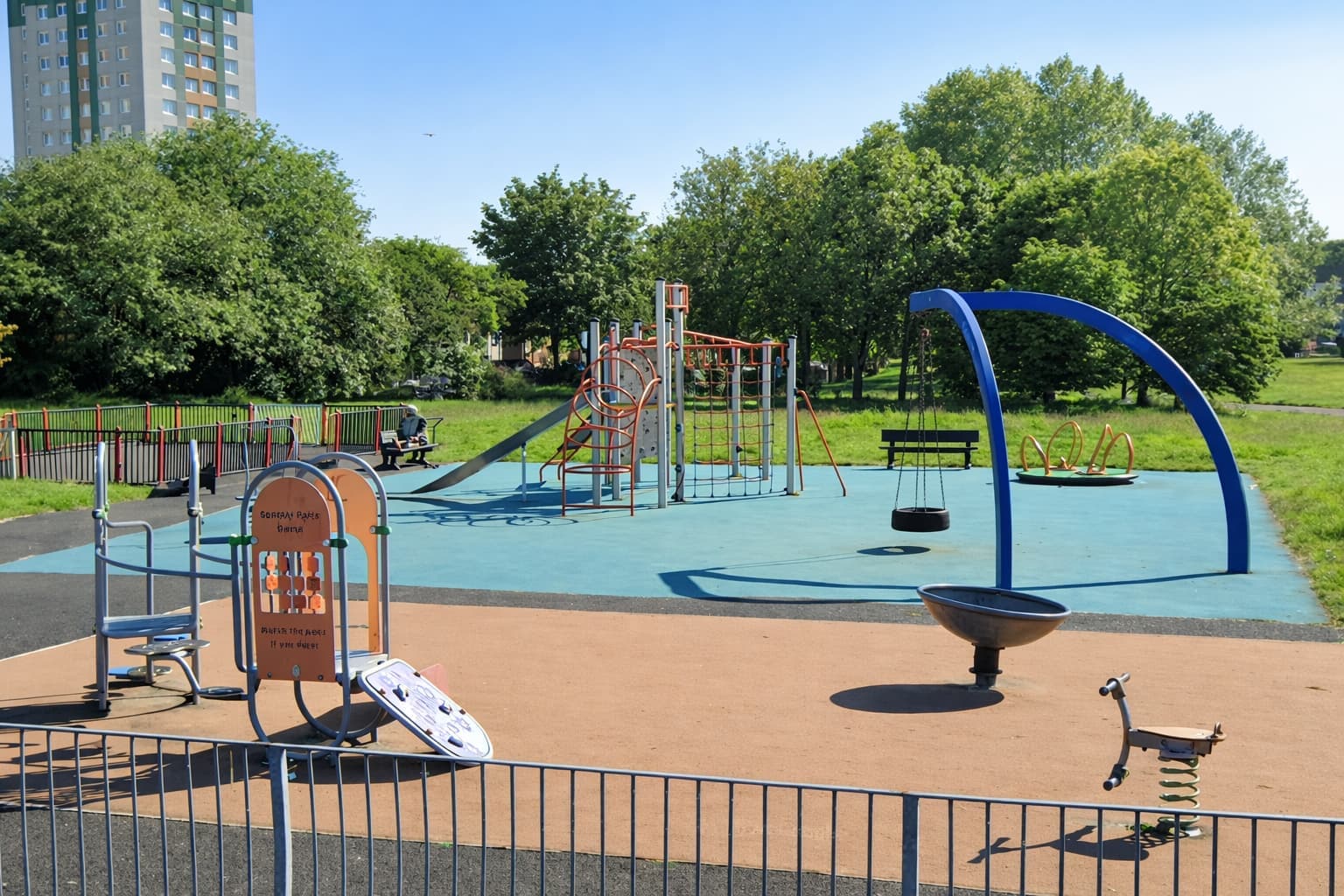 Milton Park Play Area - Main view