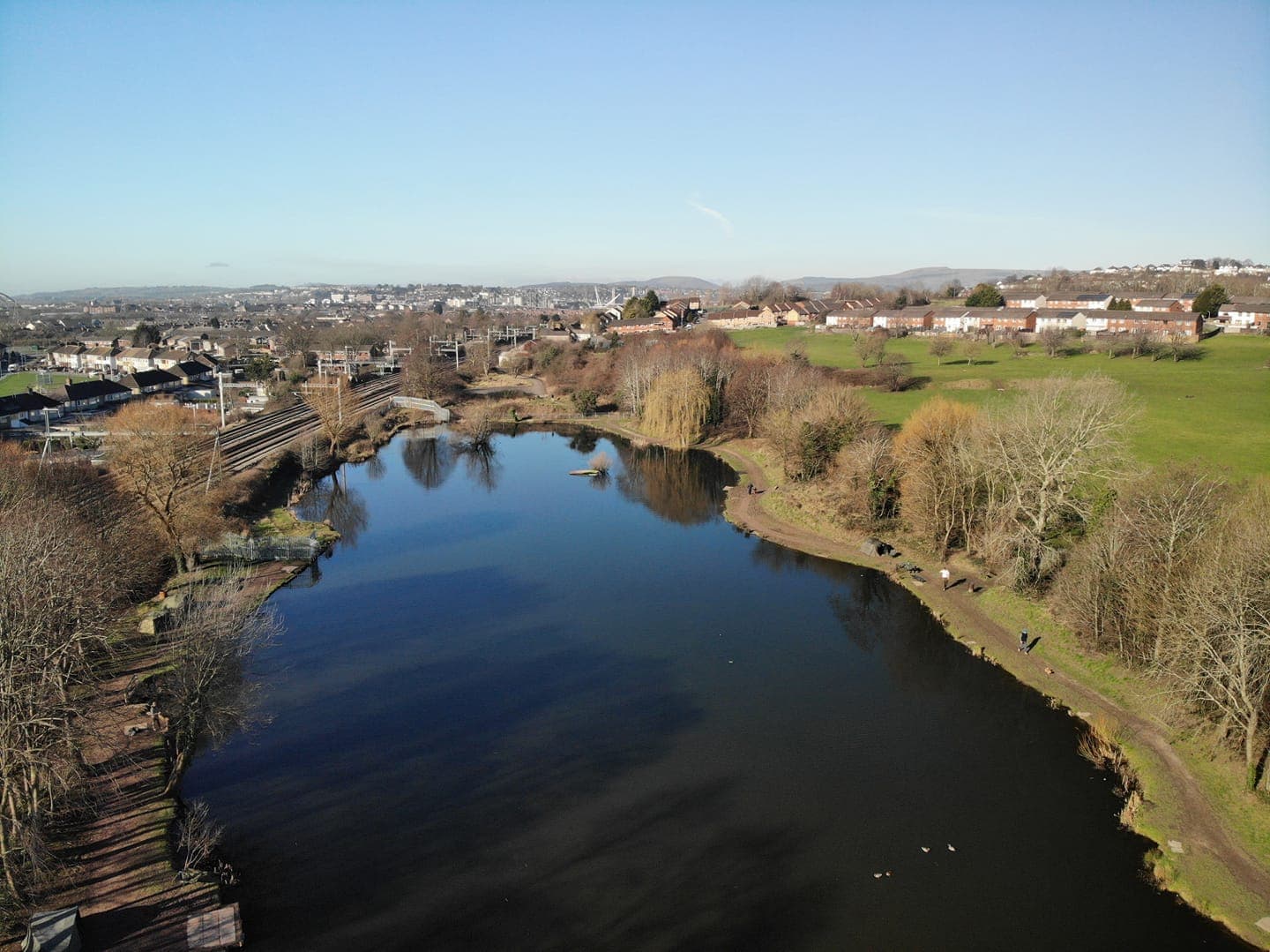 Lliswerry Pond - Main view