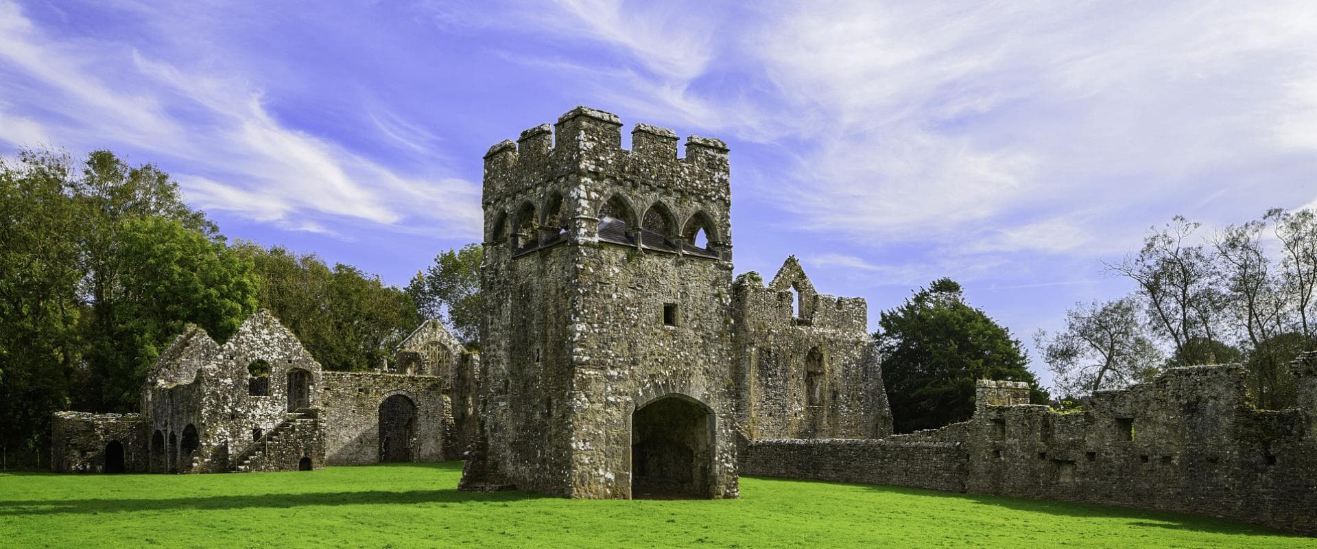Lamphey Bishops Palace - Main view