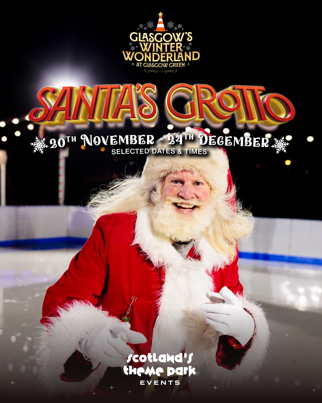 Santa's Grotto at Glasgow's Winter Wonderland on the Green