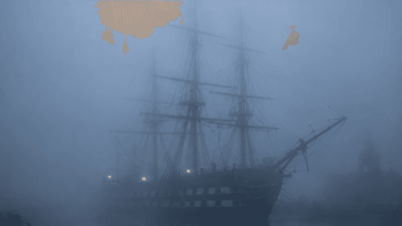 Ghost Ship in the Fog