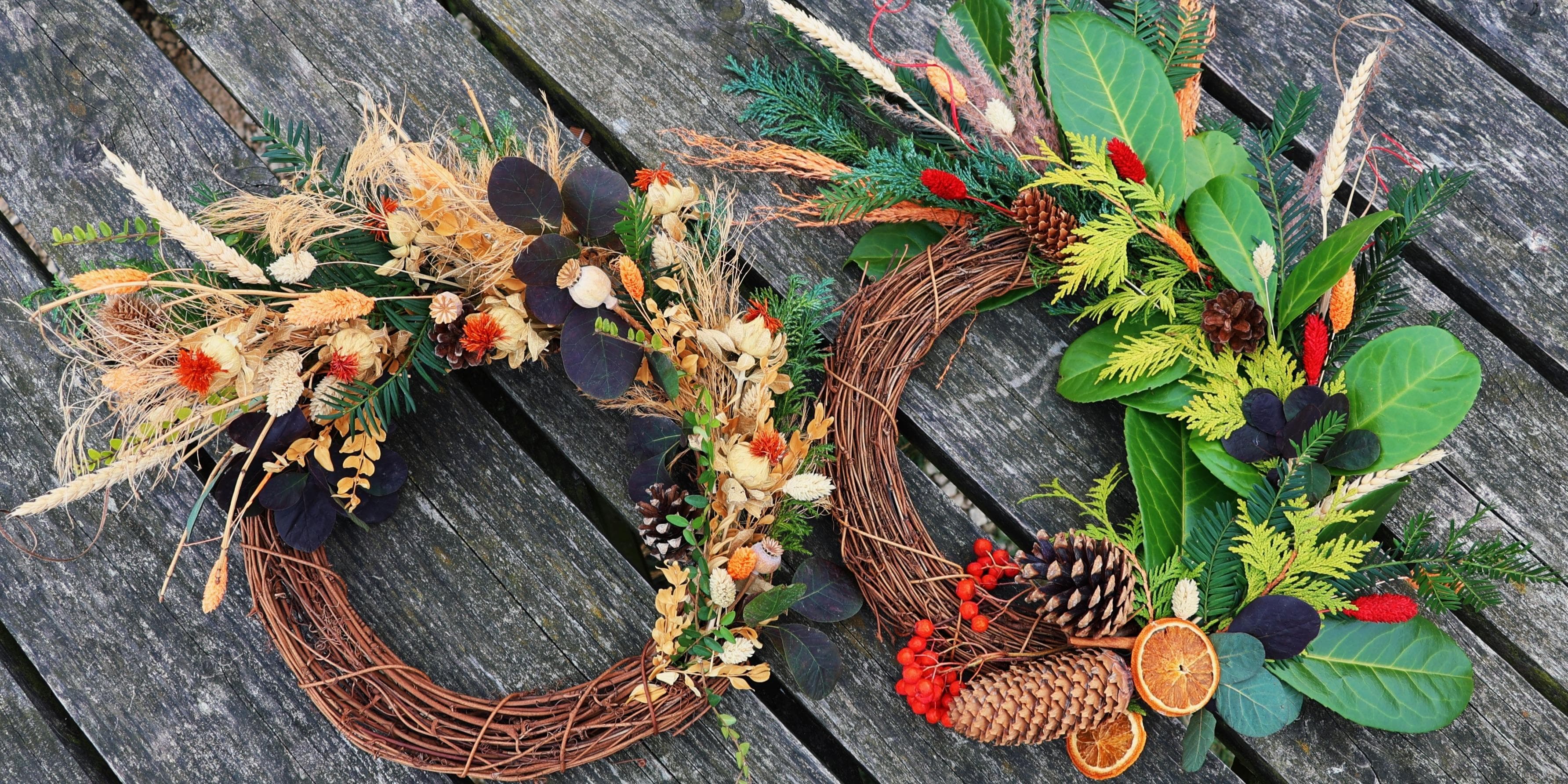 Autumn Wreath Making at RSPB Bempton Cliffs