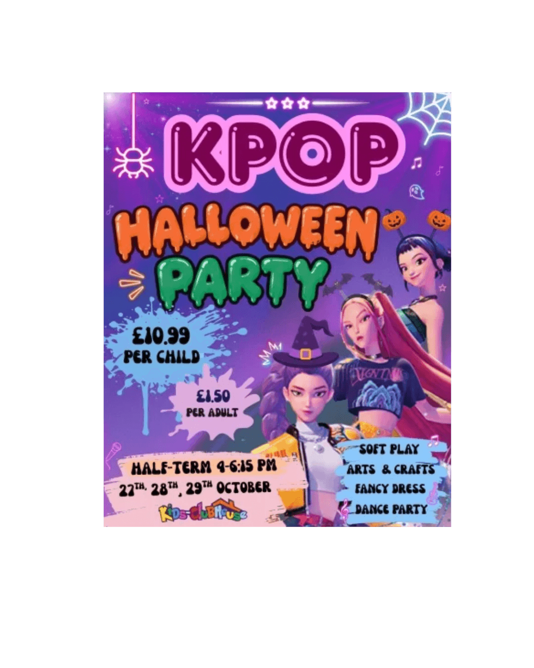 Halloween Party with K-Pop Demon Hunters Disco