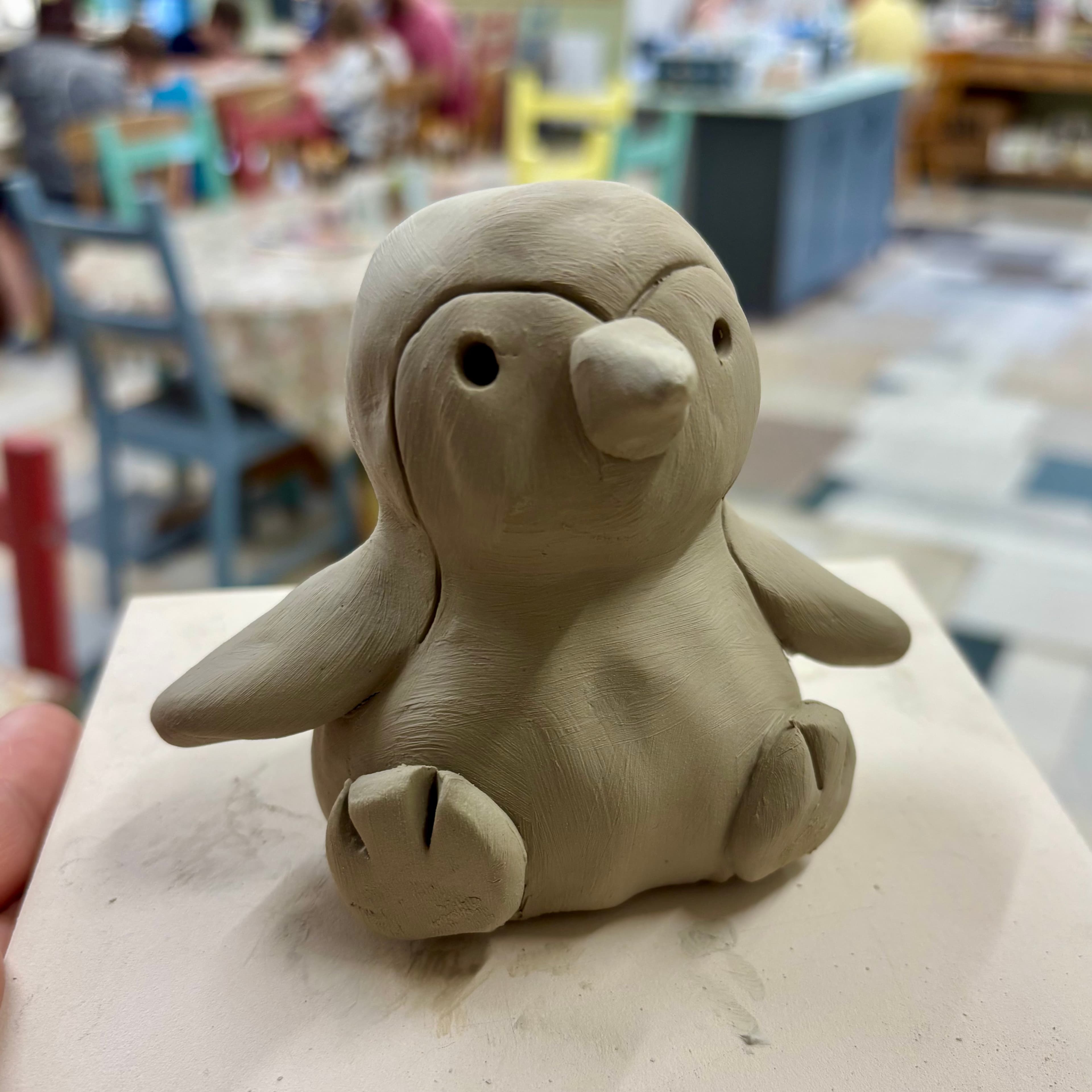Home Ed Club: Clay Penguin