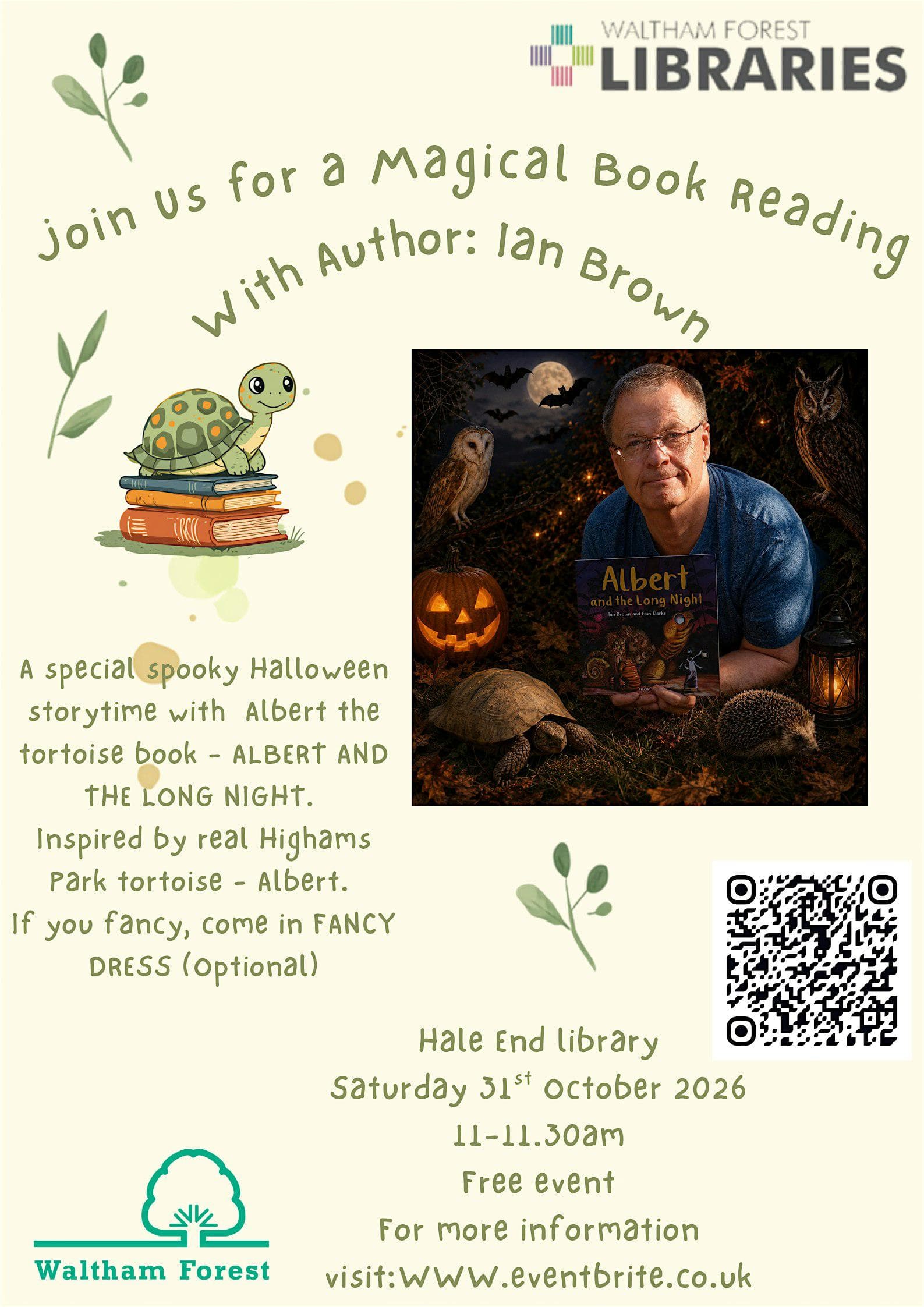 Author book reading with Ian Brown @ Hale End library