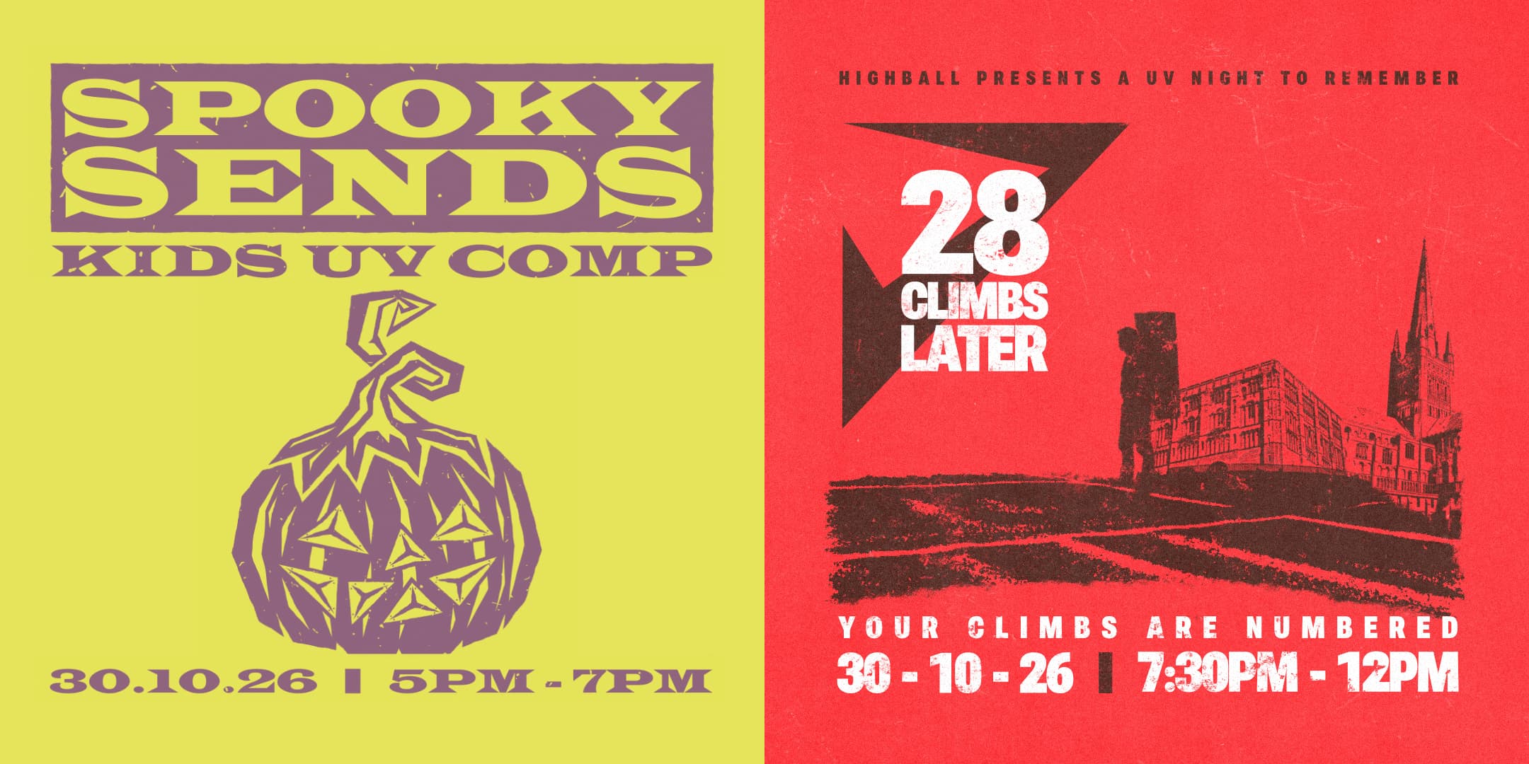 Spooky Sends: Kids UV Halloween Climb