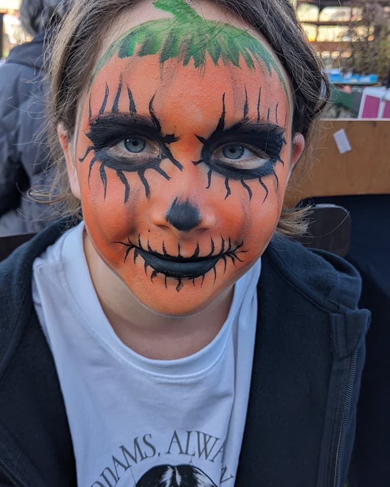 Halloween Face Painting at Exbury