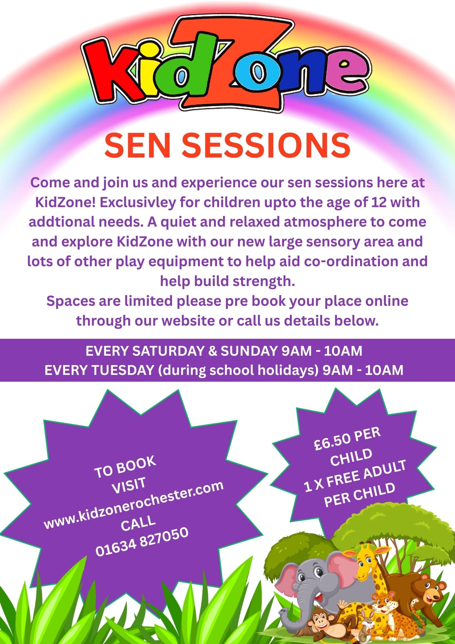 SEN Sessions at KidZone Rochester
