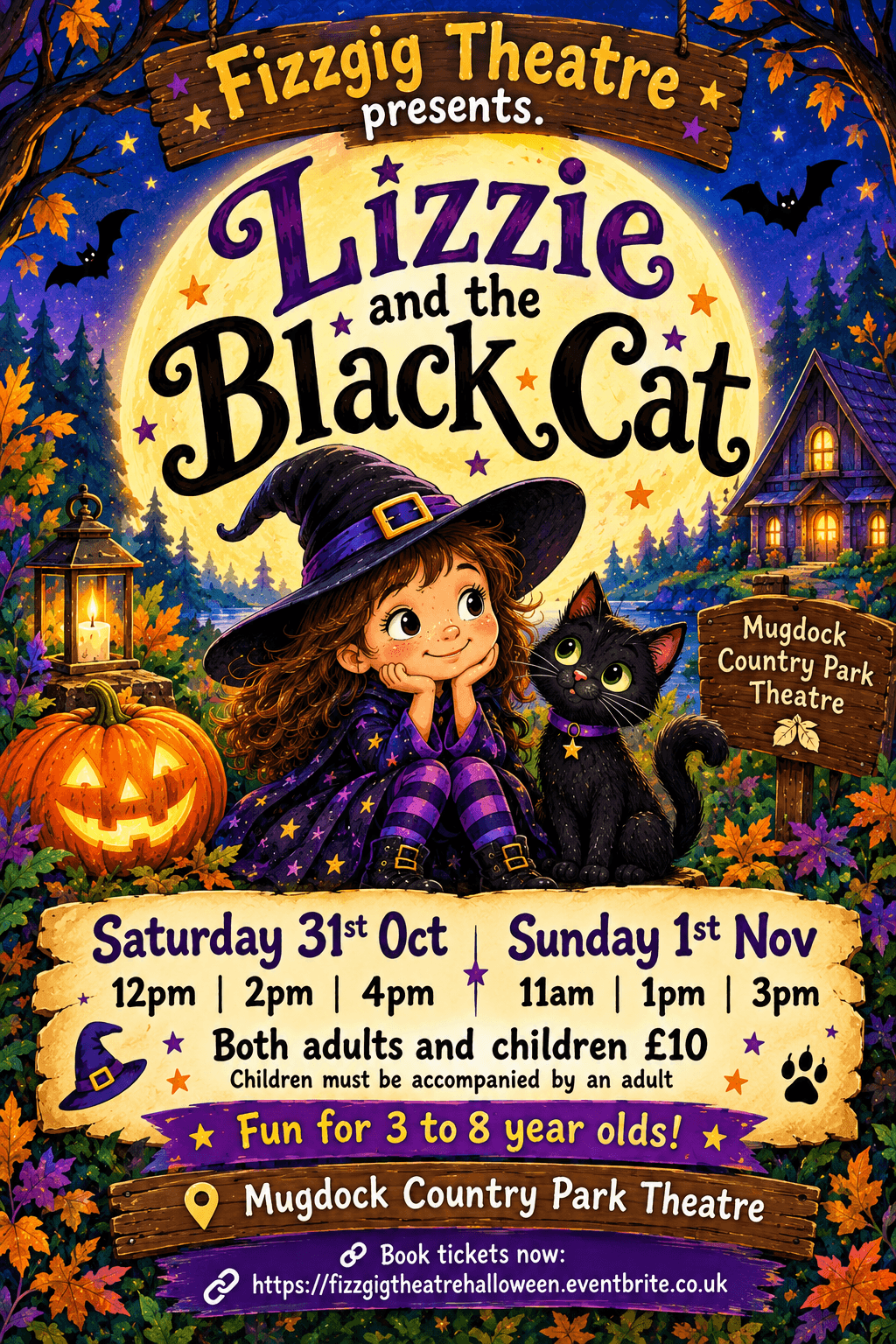 Junior Halloween with Fizzgig Theatre: "Lizzie and the Black Cat"
