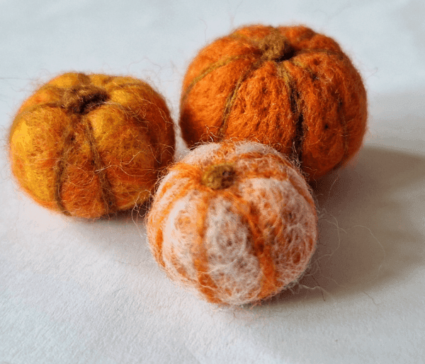 Needle Felting Workshop: Miniature Pumpkin