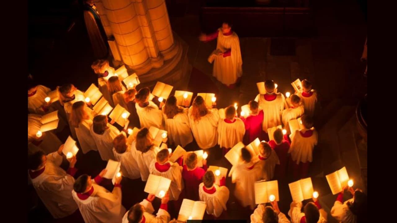 Carols by Candlelight at Hexham Abbey