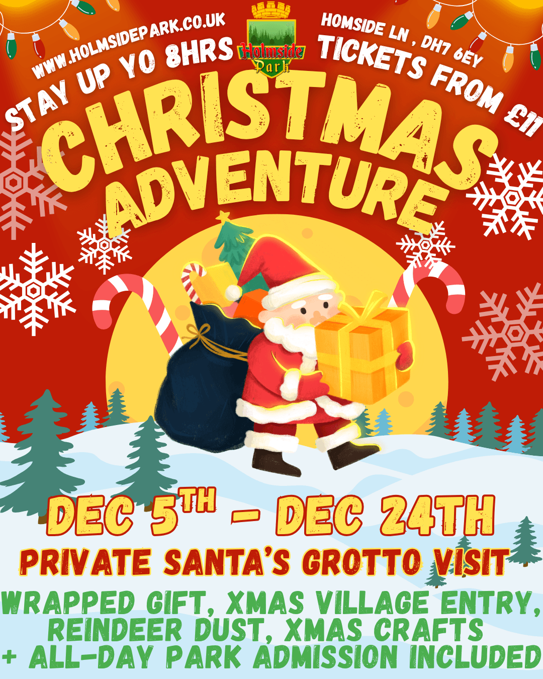 Holmside Park's Christmas Adventure