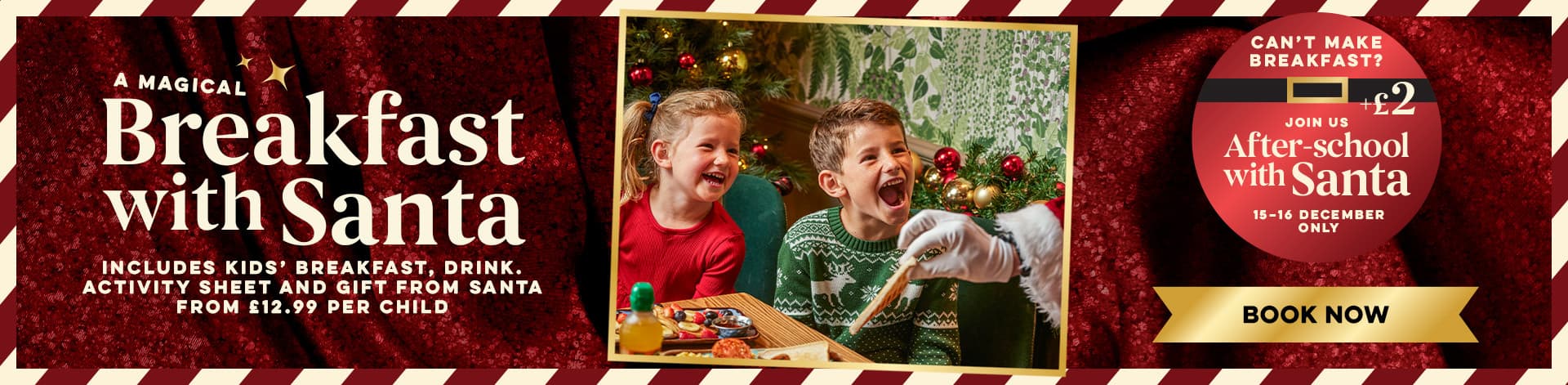 Breakfast with Santa at East Kilbride Harvester