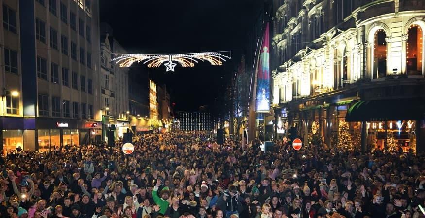 Christmas Lights Switch-on
