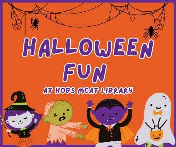 Halloween Fun at Hobs Moat Library