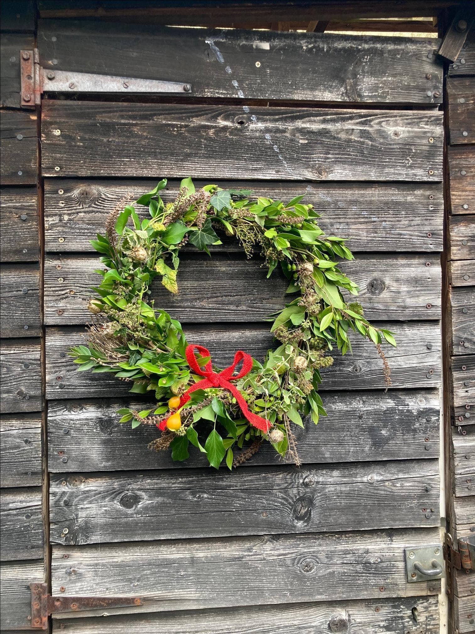 Christmas wreath workshop and winter walk