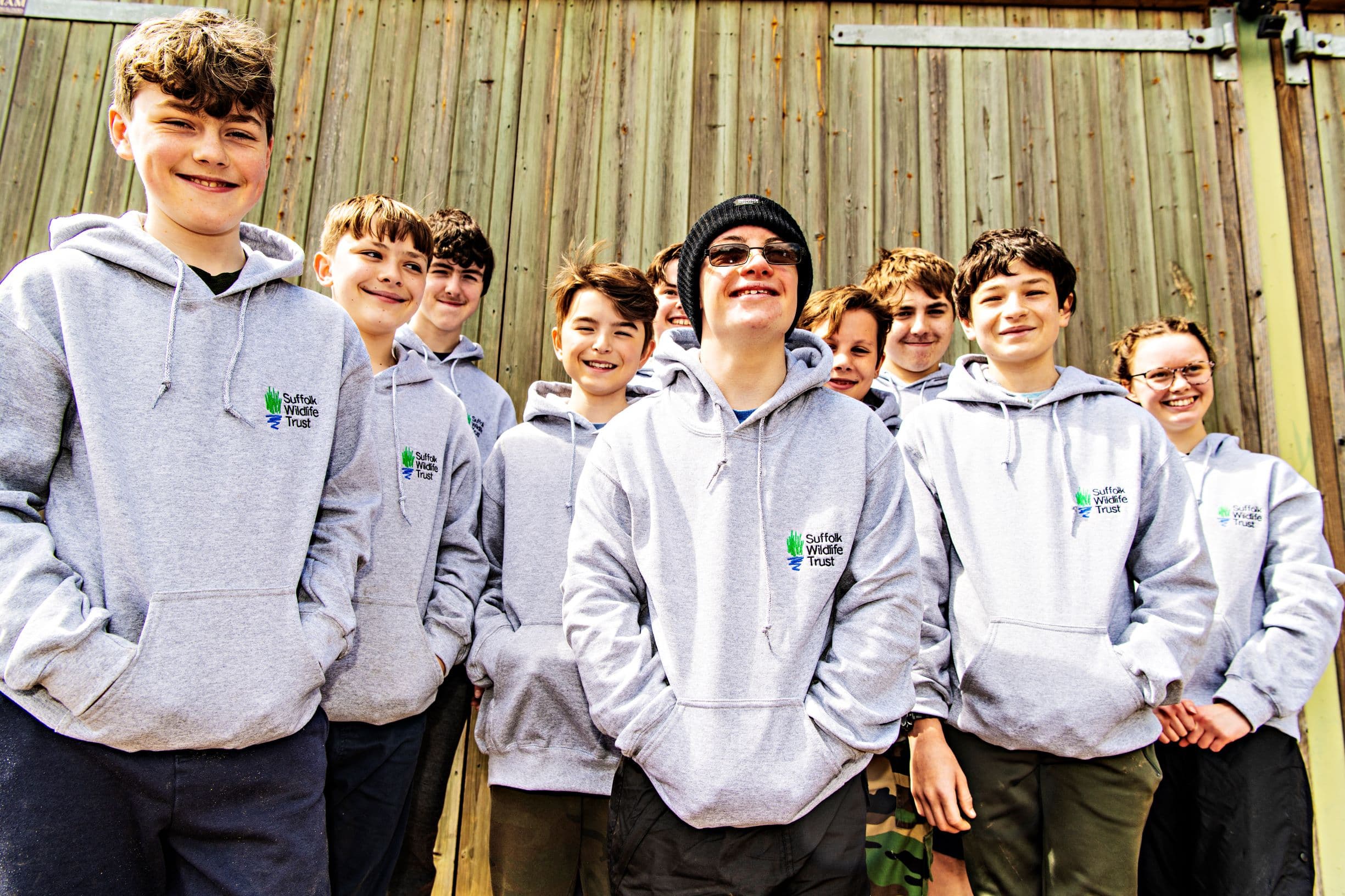 Young Wardens at Lackford Lakes