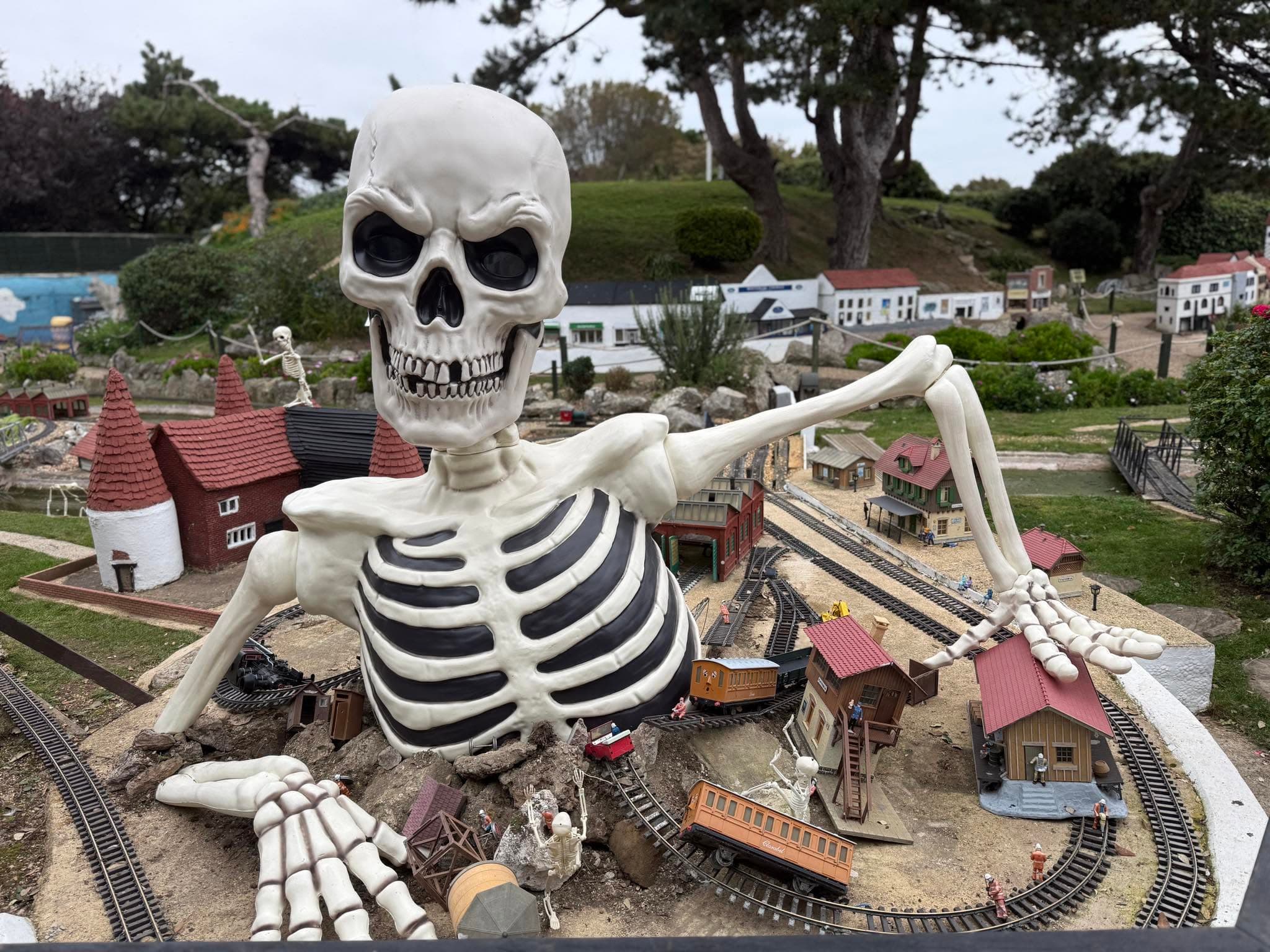 Skeleton Invasion at Southsea Model Village