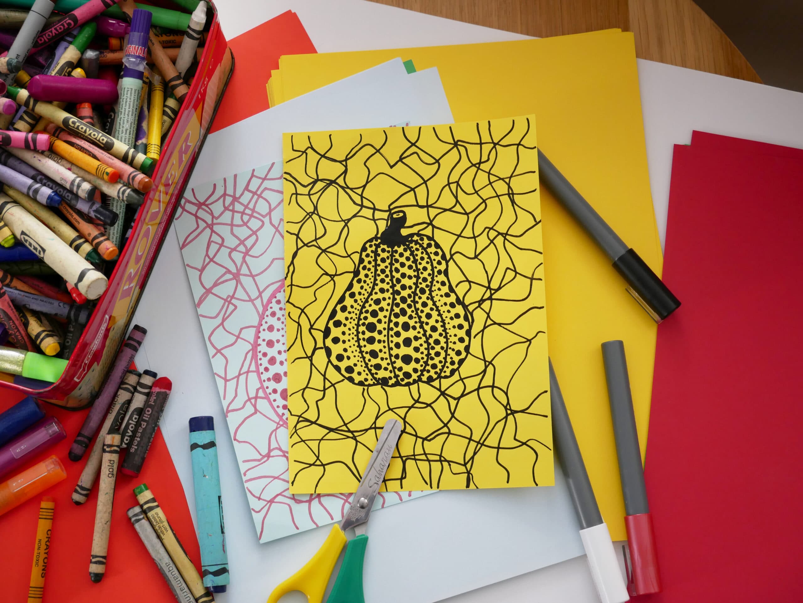 Smashing Pumpkins – Yayoi Kusama Inspired Arts and Crafts
