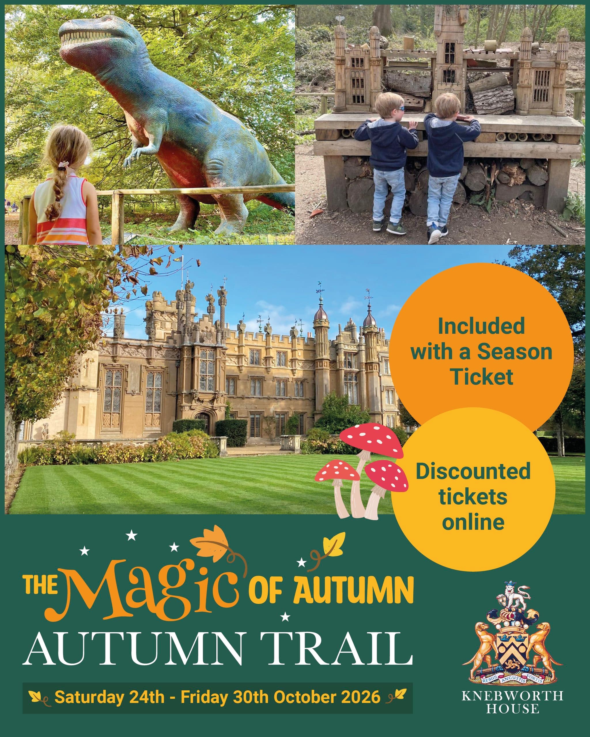The Magic of Autumn: Autumn Trail at Knebworth House