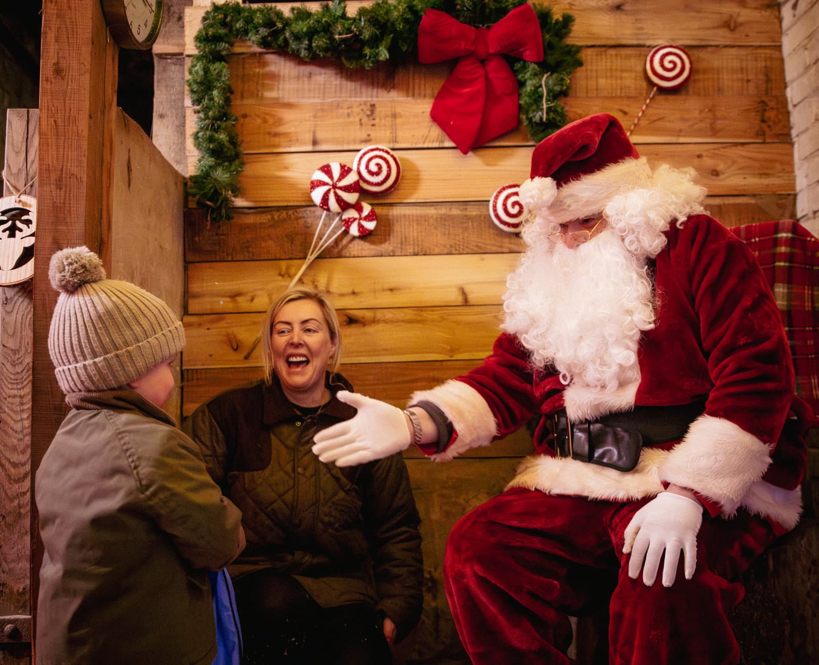 Meet Father Christmas and the Donkeys