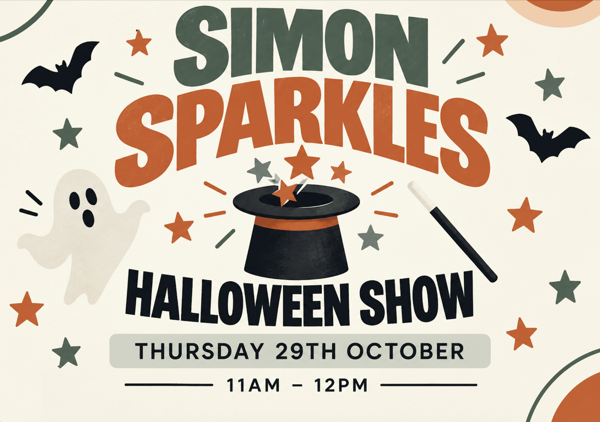 Simon Sparkles Halloween Show at Mumbles Pier