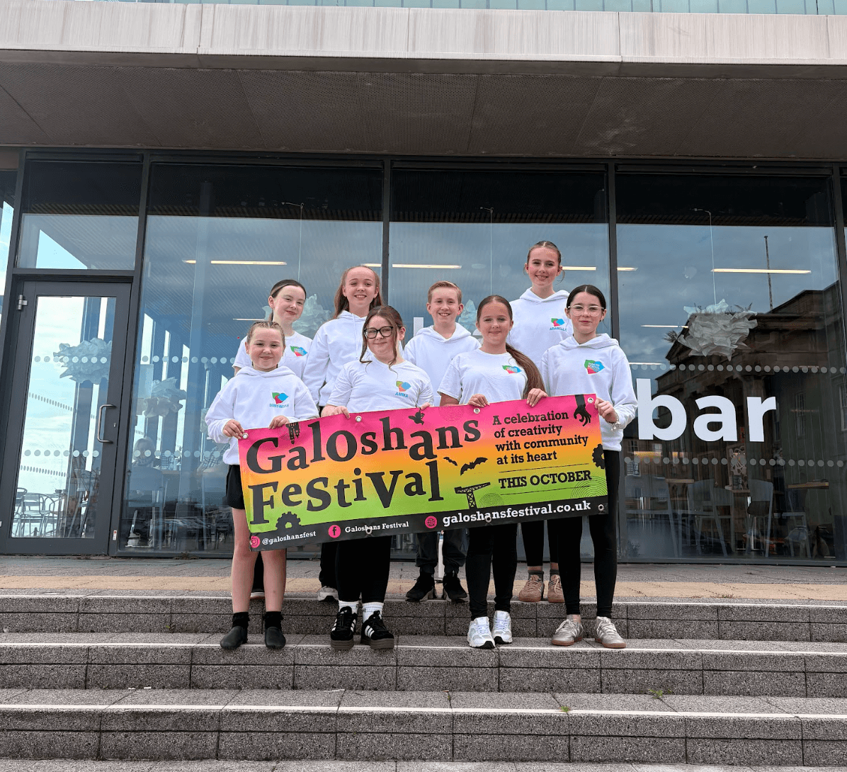 Galoshans Theatre School of Scotland - Street Party Opening