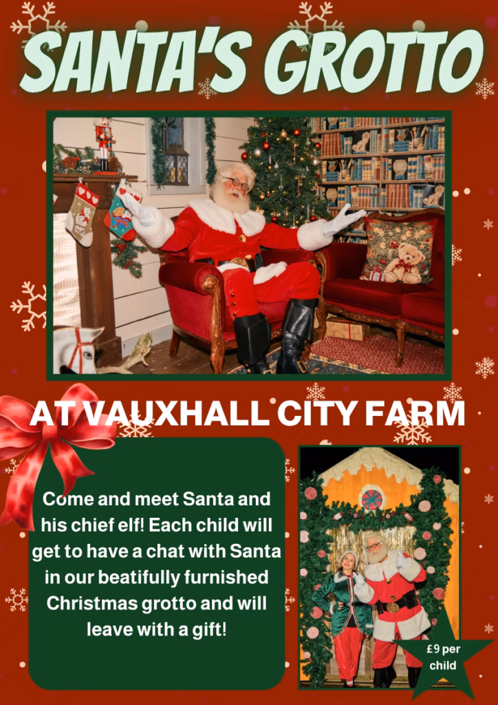 Santa's Grotto at Vauxhall City Farm