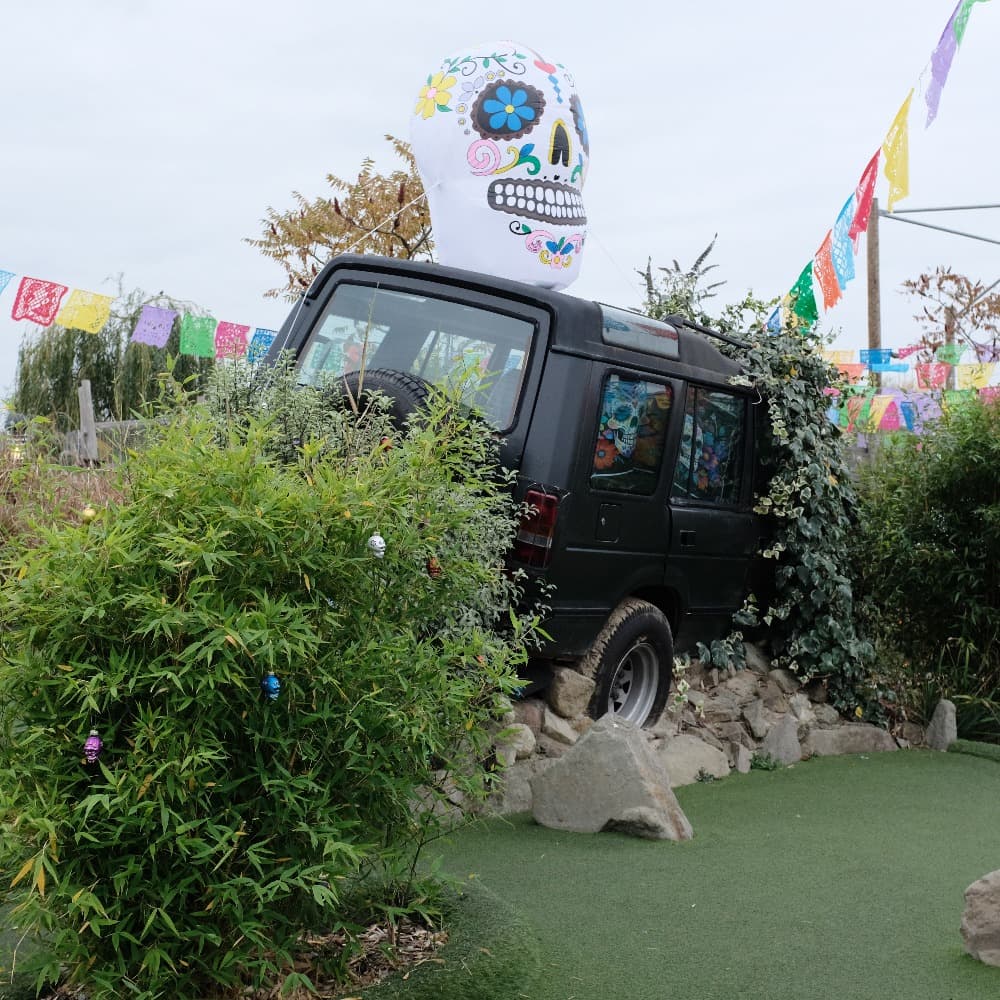 Day of the Dead Adventure Golf at The Lost Valley