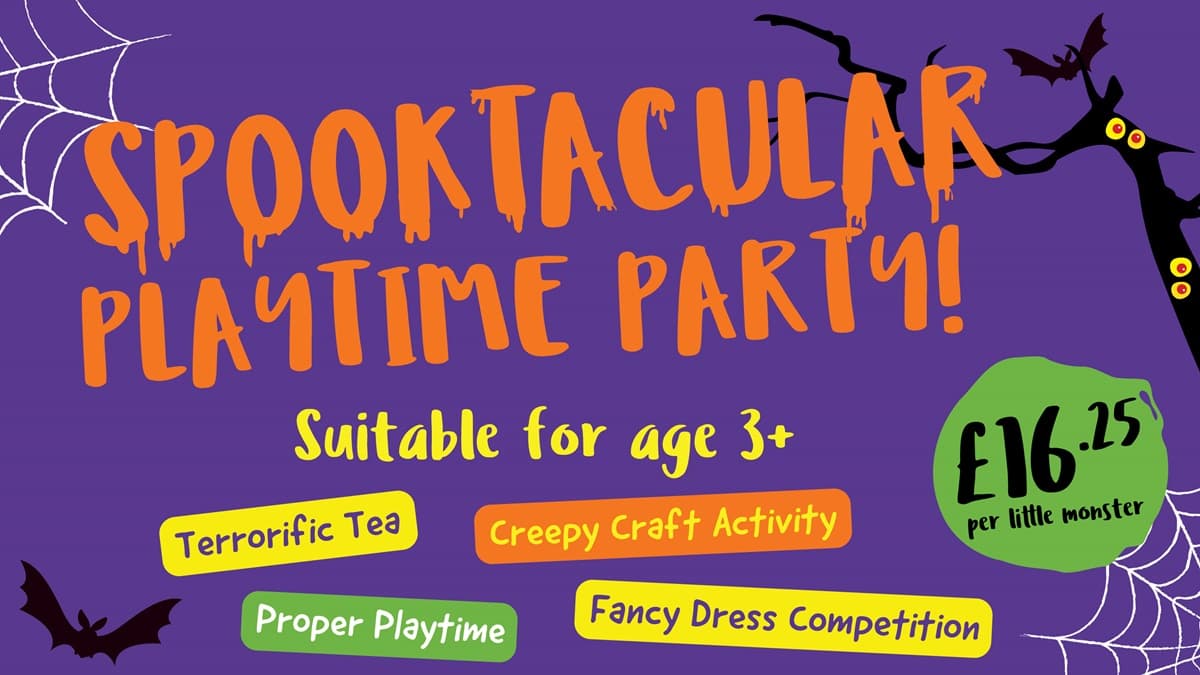 Spooktacular Playtime Party at Grass Hoppers Otley