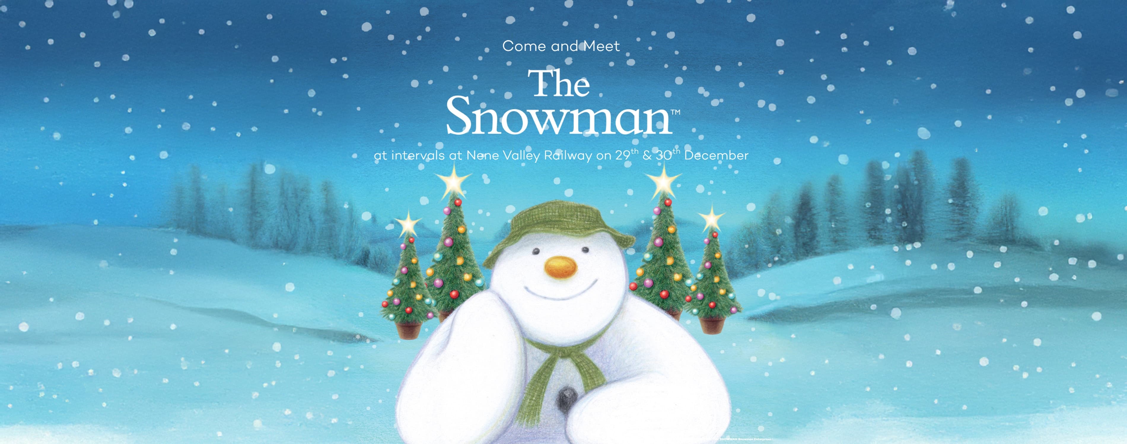 The Snowman at the Railway