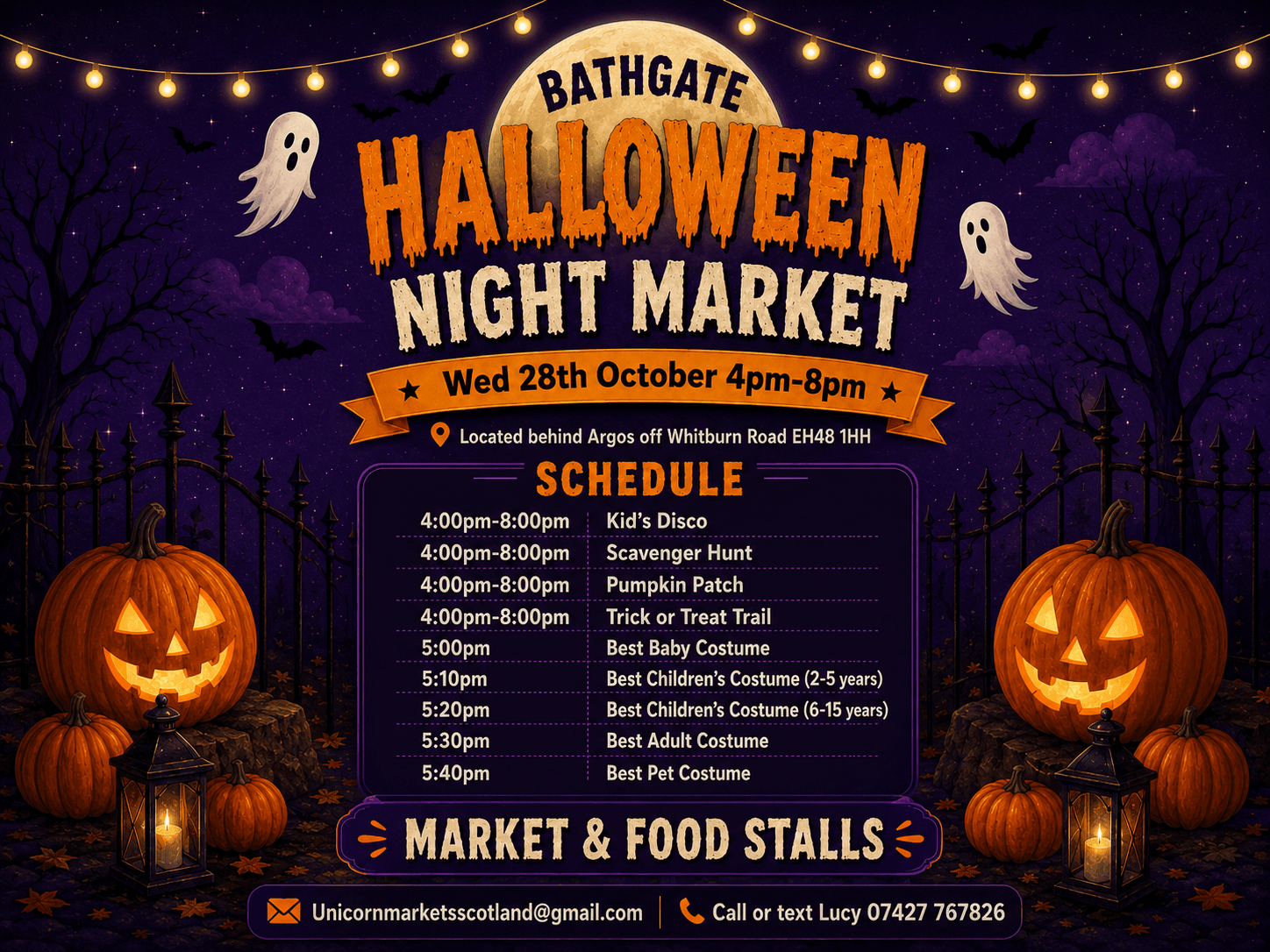 Bathgate Halloween Night Market 2026