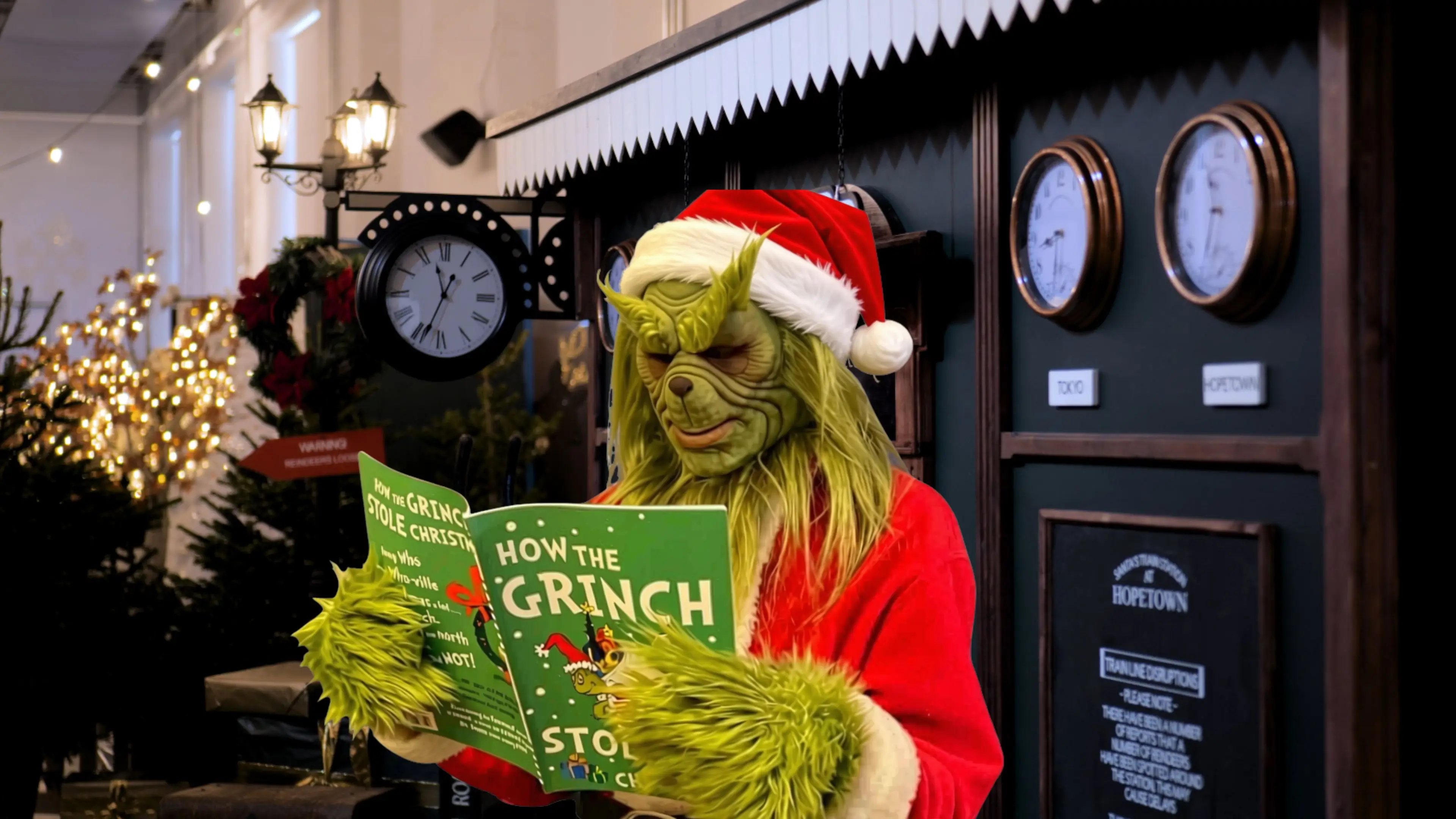 The Grinch Visits Hopetown