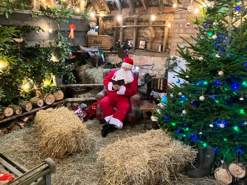 Farmer Christmas at Baylham House Farm