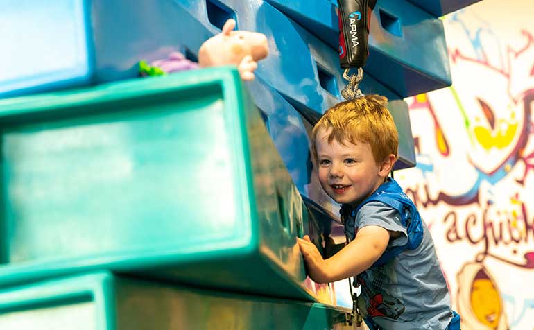 Little Rockers toddler climbing