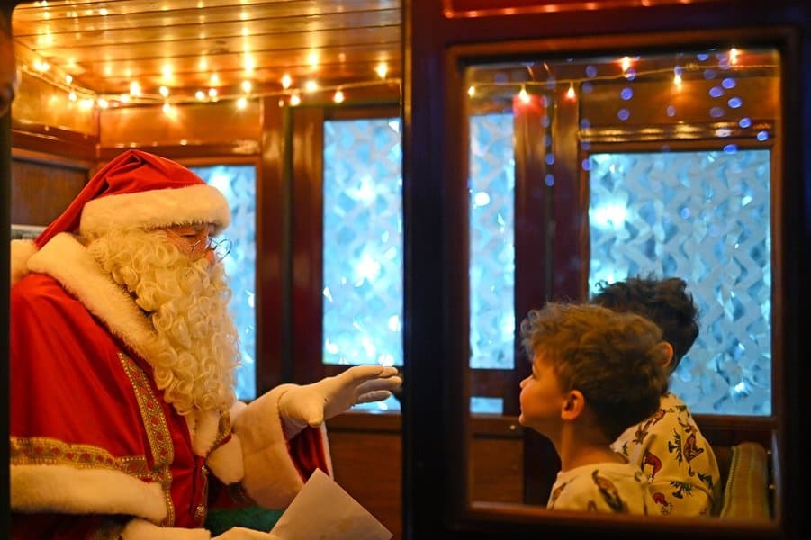 Meet Father Christmas at Exbury