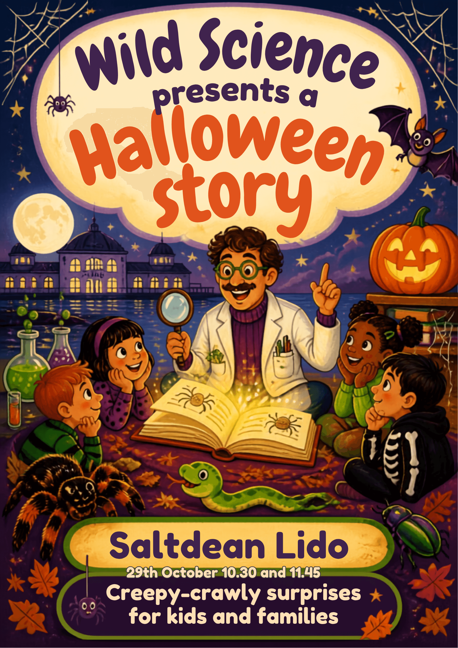 Wild Science Presents A Halloween Story at Saltdean Lido