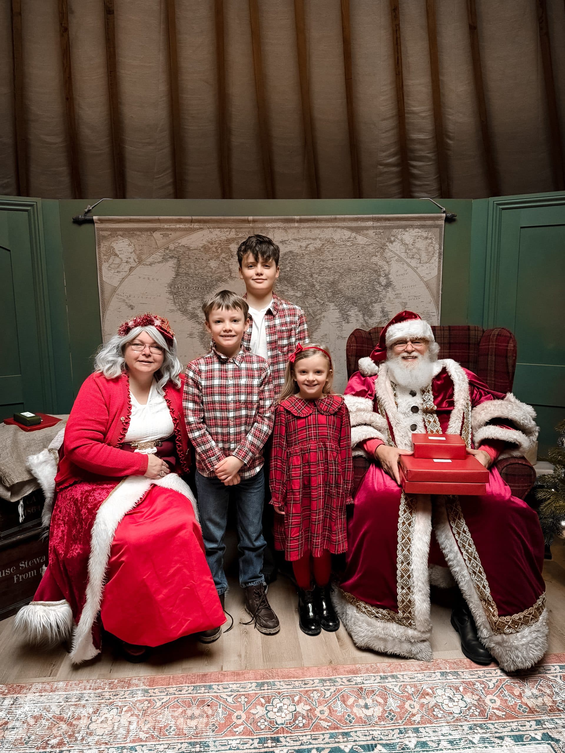 Meet Mr and Mrs Claus at the Yuletide Yurt