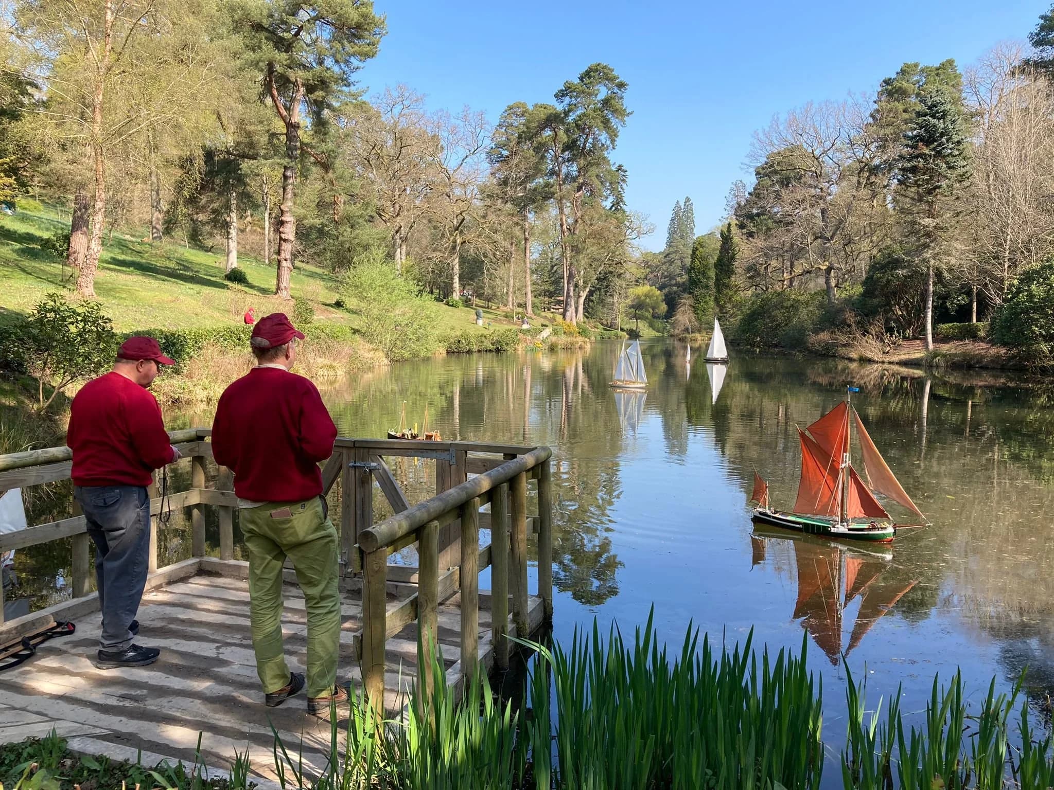Model Boats on the Lake